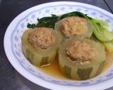 青うりor白うりのロールキャベツ風煮込み作り方14写真