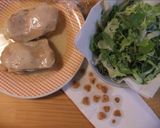 鶏の酒蒸しサラダ作り方1写真