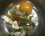 お弁当に✿クリームチーズのいろどり卵焼作り方1写真
