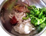ゴーヤとささみの梅おろし和え作り方5写真