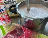 ムースのような苺だらけカルピス豆乳ゼリー作り方1写真
