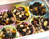 フライパンでひじきとお豆いっぱいの煮物♪作り方6写真