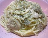 Sスパゲティー(鶏胸と茸のマヨ醤油)作り方10写真
