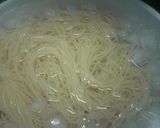 冷やしうどん風　夏の豆乳スープパスタ作り方1写真