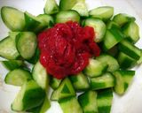 きゅうりの梅肉・じゃこ和え作り方4写真
