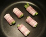 ☆アスパラのベーコン巻き☆作り方2写真