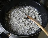 美味しんぼのまねで、黒豆の汲み出し豆腐作り方11写真