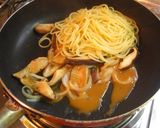椎茸の味噌パスタ作り方3写真