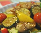 ☆鯖と夏野菜の梅ぽん炒め☆作り方5写真