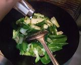 腐乳のチンゲン菜炒め作り方4写真