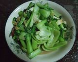 腐乳のチンゲン菜炒め作り方7写真