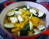 簡単　鶏と夏野菜のトマト煮作り方4写真