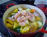 簡単　鶏と夏野菜のトマト煮作り方5写真