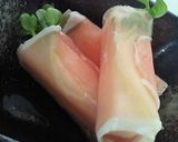 簡単前菜☆長いも（山芋）の生ハム巻き作り方4写真