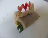 お弁当に❀つぼ漬けのちくわ巻き作り方3写真