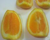 食べるとき汚れない！！オレンジの切り方☆作り方3写真