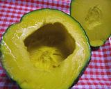 ミニかぼちゃの丸ごとグラタン作り方1写真