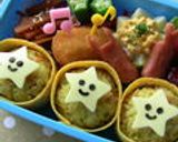 チキンライスを可愛くね★キャラ弁作り方7写真