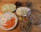 コチジャンでピリッと！モツ野菜煮込み作り方1写真
