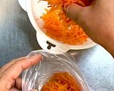 🥕 袋でもむだけ♪にんじんサラダ作り方2写真