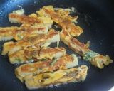 昆布の佃煮と大葉入り♪　ちくわのピカタ作り方3写真
