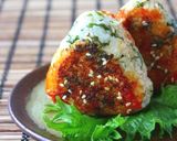 とまらない～！シソ味噌マヨの焼きおにぎり作り方4写真