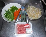 冷蔵庫の残り物で作る、あんかけ焼きそば！作り方1写真