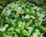 夏野菜のだしのヘルシーな冷製パスタ♪作り方5写真