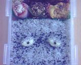 【お弁当】　☆ヌリカベ弁当☆作り方7写真