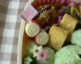キャラおかず＊カニカマとチーズまきまき♬作り方5写真