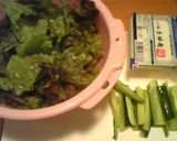 激辛ウマ★レタスと豆腐のビビンそうめん作り方2写真