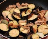 茄子と豚の味噌炒め作り方3写真