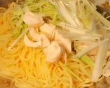 鶏ささみとわさびの和風冷製パスタ♪作り方4写真