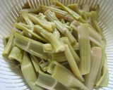 孟宗竹の炒め煮みそ味作り方2写真