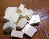 ヒイカと豆腐の炒めもの作り方1写真