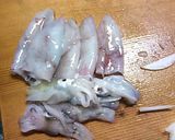 ヒイカと豆腐の炒めもの作り方4写真