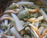 孟宗竹の炒め煮みそ味作り方7写真