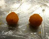 おばけのかぼちゃ大福作り方1写真