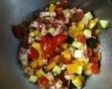 夏野菜の冷製カッペリーニ作り方2写真