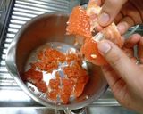 爽やか☆かぼちゃのオレンジ煮作り方1写真