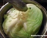 鍋1つで作る鶏肉とチーズのロールキャベツ作り方6写真