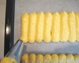 桃のババロアシャルロットケーキ♪作り方12写真