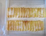 桃のババロアシャルロットケーキ♪作り方14写真