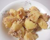 ジャガイモ甘肉味噌和え作り方5写真