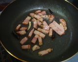 厚切りベーコンのアラビアータペンネ作り方3写真