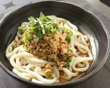 甘辛☆肉みそうどん作り方4写真