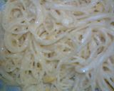 冷製☆スモークサーモンの豆腐クリームスパ作り方4写真