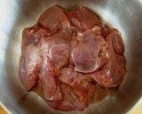鶏レバーの生姜たっぷりオイスターソース煮作り方1写真