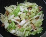 台湾の味★白菜と干しえびの炒め煮あんかけ作り方7写真