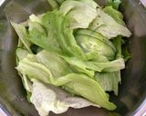 レタスときゅうりのわさびドレッシング作り方3写真